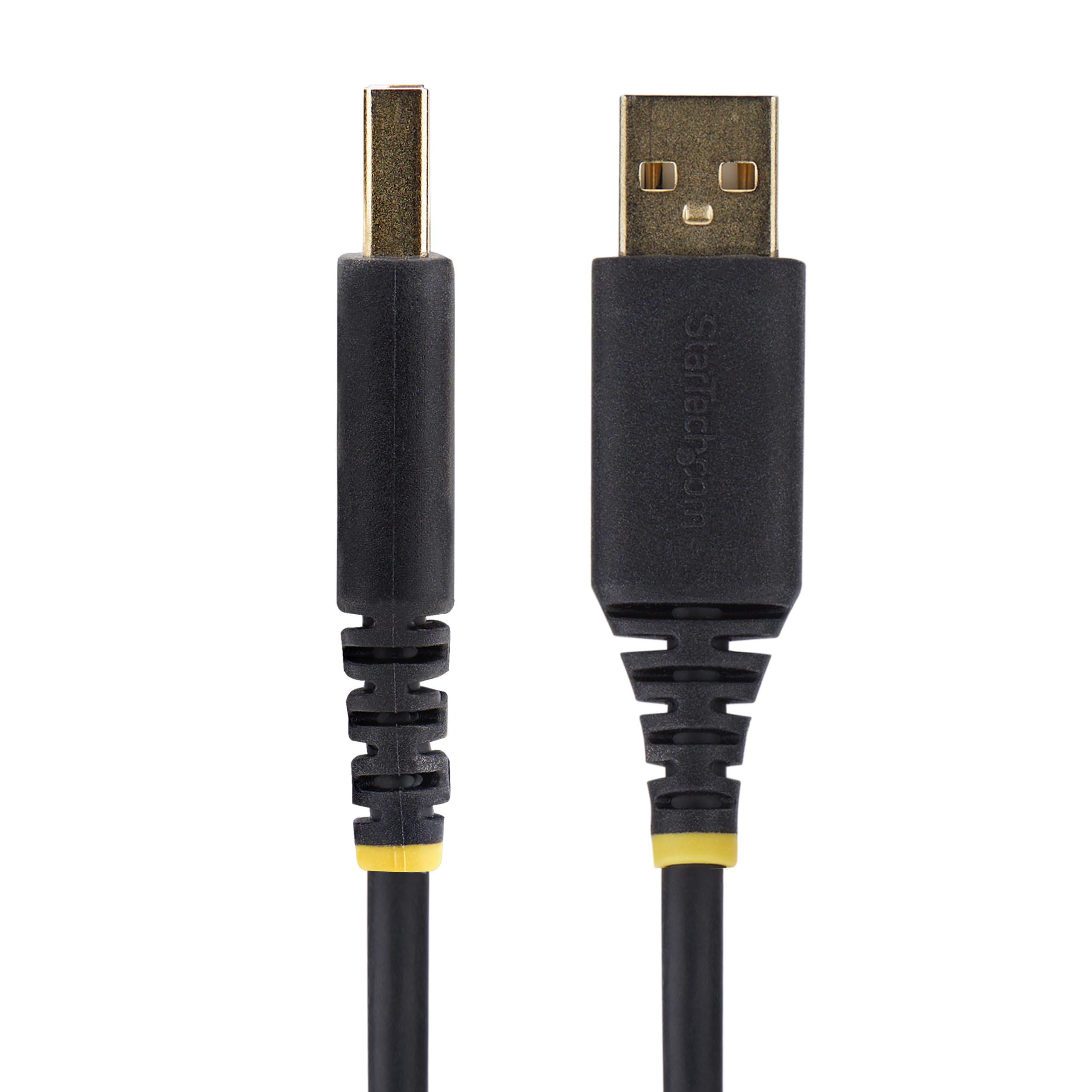 StarTech.com 13ft/4m 2 Port USB to Serial Adapter Cable, COM Retention, FTDI, USB A to DB9 RS232, Changeable DB9 Screws/Nuts